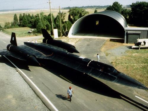 SR-71 Blackbird at Dulles Storage Facility