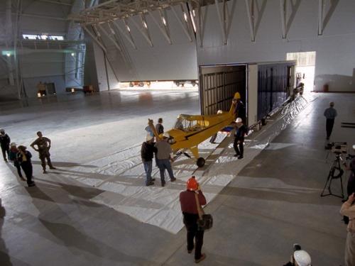 Piper J-3 Cub Arrives at Udvar-Hazy Center