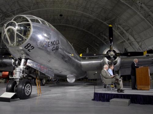 Enola Gay News Conference at Udvar-Hazy Center