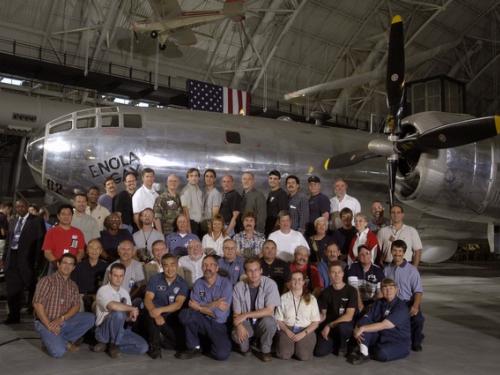 Enola Gay News Conference at Udvar-Hazy Center