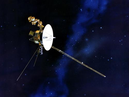 Artist Rendition of Voyager Spacecraft