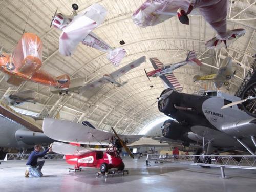 Crosley Flea in Udvar-Hazy Center Aviation Hangar