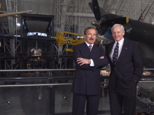 Udvar-Hazy and Dailey at Dedication