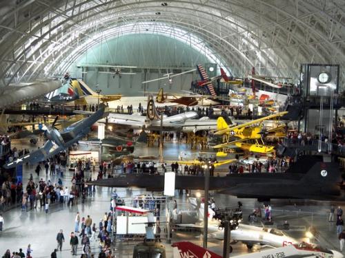 Udvar-Hazy Center Boeing Aviation Hangar, looking south