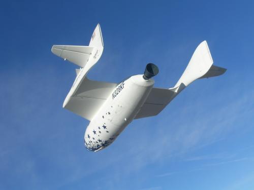 SpaceShipOne Gliding