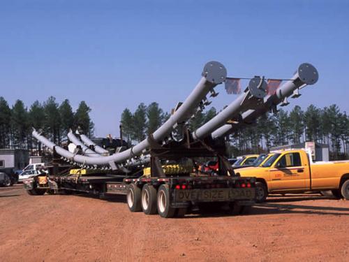 Udvar-Hazy Center Truss Sections Arrive