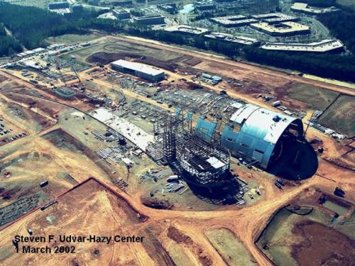 Udvar-Hazy Center Aerial View Looking SW, Mar 02