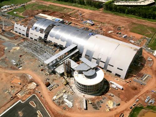 Udvar-Hazy Center Aerial View Looking SW, May 02