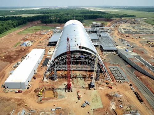 Udvar-Hazy Center Aerial View Looking N, Jun 02