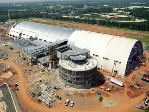 Udvar-Hazy Center Aerial View Looking SW, Jun 02