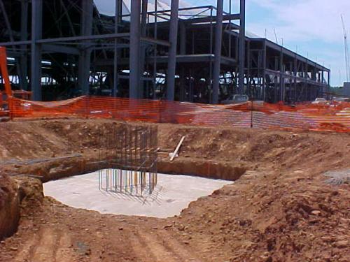 Udvar-Hazy Center Space Hangar footings