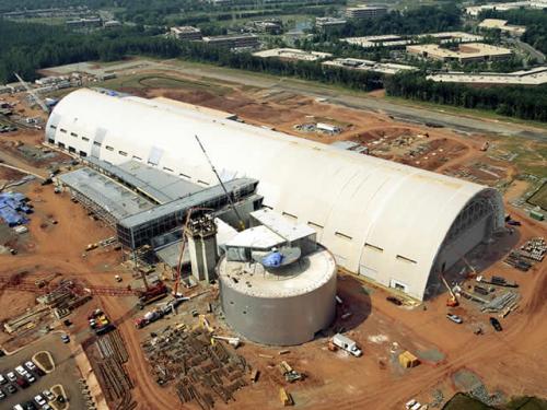 Udvar-Hazy Center Aerial View Looking SW, Aug 02