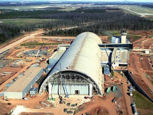 Udvar-Hazy Center Aerial View Looking N, Dec 02