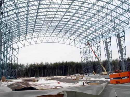 Steel for Udvar-Hazy Center Space Hangar