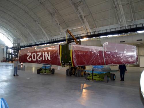 P-51 Unloaded at the Steven F. Udvar-Hazy Center