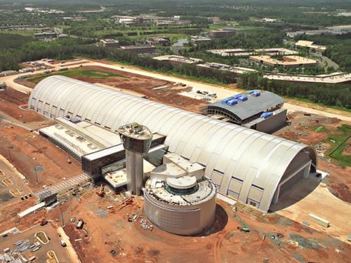 Udvar-Hazy Center Aerial View Looking SW, Jun 03