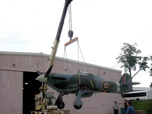 Hawker Hurricane in the air