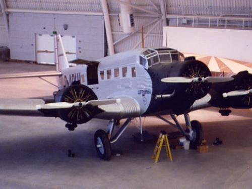 Junkers Ju52 has its wings