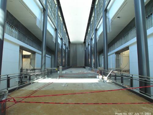 Floor for Udvar-Hazy Center entrance hallway