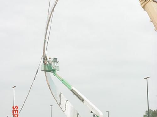 Ascent Sculpture at the Udvar-Hazy Center