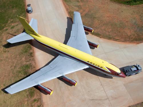 Boeing 707 prototype on the move