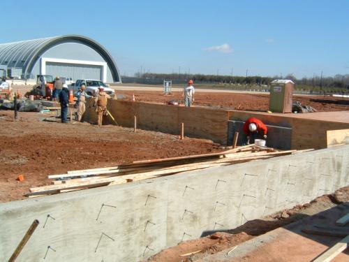 Udvar-Hazy Center New Wing Early Construction