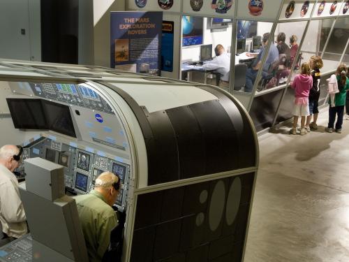 Space Shuttle Simulators at the Udvar-Hazy Center