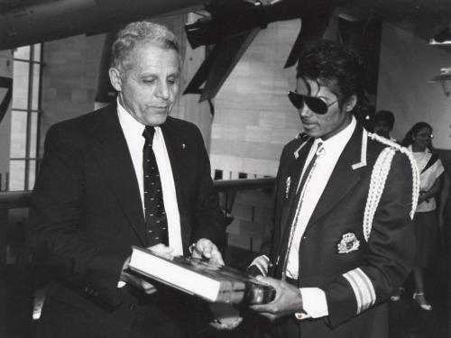 Don Lopez and Michael Jackson