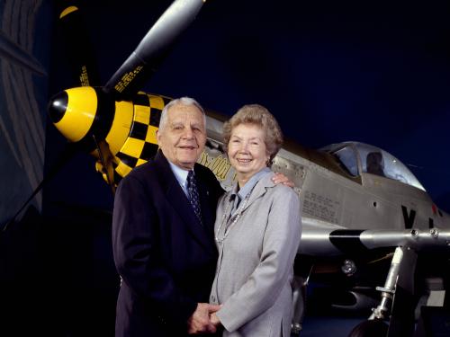 Don Lopez and his wife, Glindel