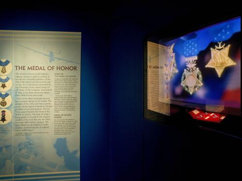 Medal of Honor exhibit at the National Air and Space Museum