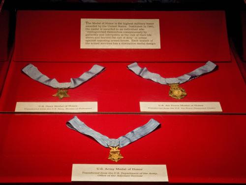 Medal of Honor exhibit at the National Air and Space Museum