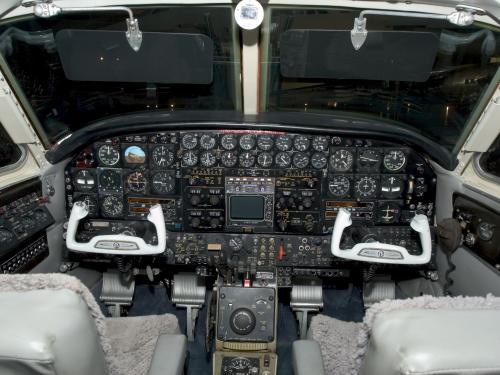 Beechcraft King Air Cockpit at the Udvar-Hazy Center