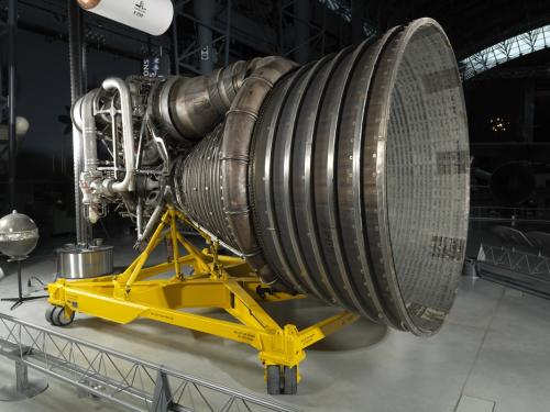 F-1 Rocket Engine at the Steven F. Udvar-Hazy Center