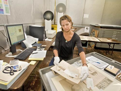 Collections Processing Unit at the Garber Facility