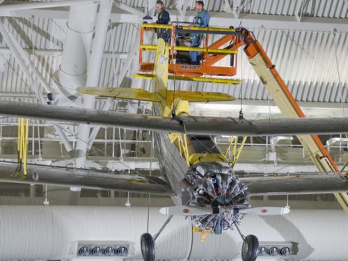 Grumman G-164 Ag-Cat Installation at the Steven F. Udvar-Hazy Center