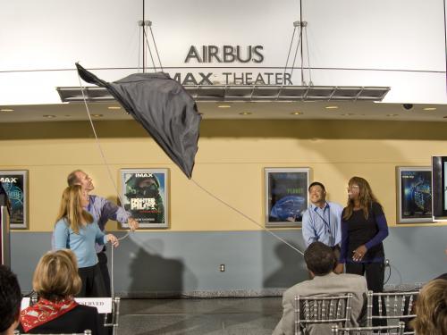 Unveiling of the Airbus Imax Theater