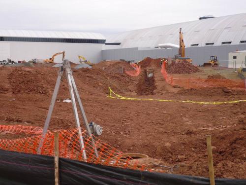 Udvar-Hazy Center New Wing Site Preparation