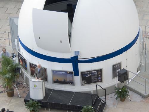 Secretary Clough Opens the Public Observatory