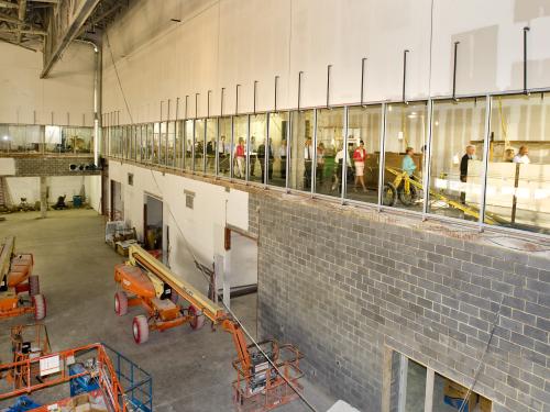 Mezzanine Overlooking the Mary Baker Engen Restoration Hangar