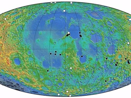 Global map of fault scarps