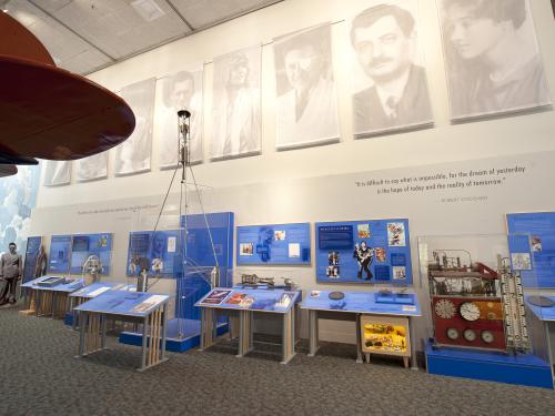 Rocket Pioneers Display in the "Barron Hilton Pioneers of Flight Gallery"