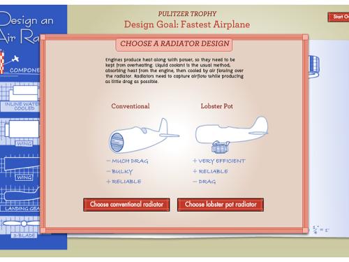 Design an Air Racer Interactive