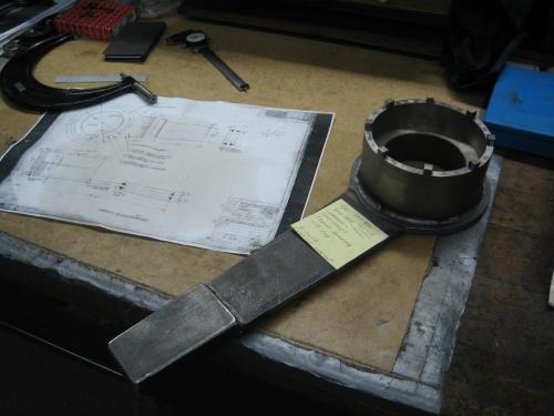 Prop Nut Wrench Fabricated for "Helldiver"