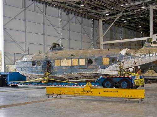 Sikorsky JRS-1 Arrival at Udvar-Hazy Center