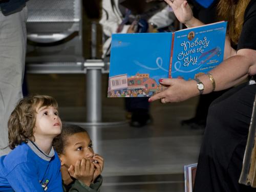 Story Time at the Steven F. Udvar-Hazy Center