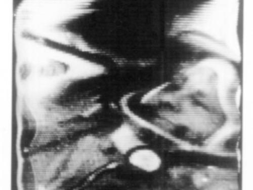 This is one frame of the television pictures of Yuri Gagarin.