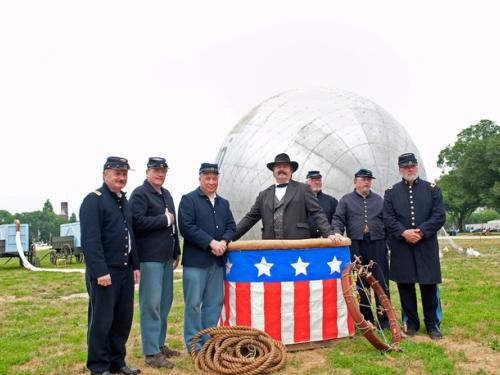 Thaddeus Lowe and re-enactors