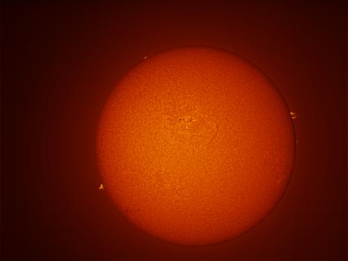 Hydrogen-alpha Sun - August 22, 2011