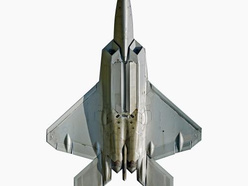 <i>Lockheed Martin F-22A Raptor</i> on display in <i>The Jet As Art</i>