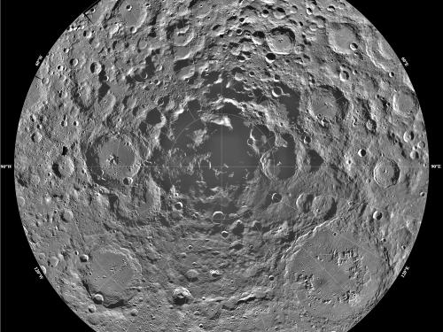 South Pole Region of the Moon